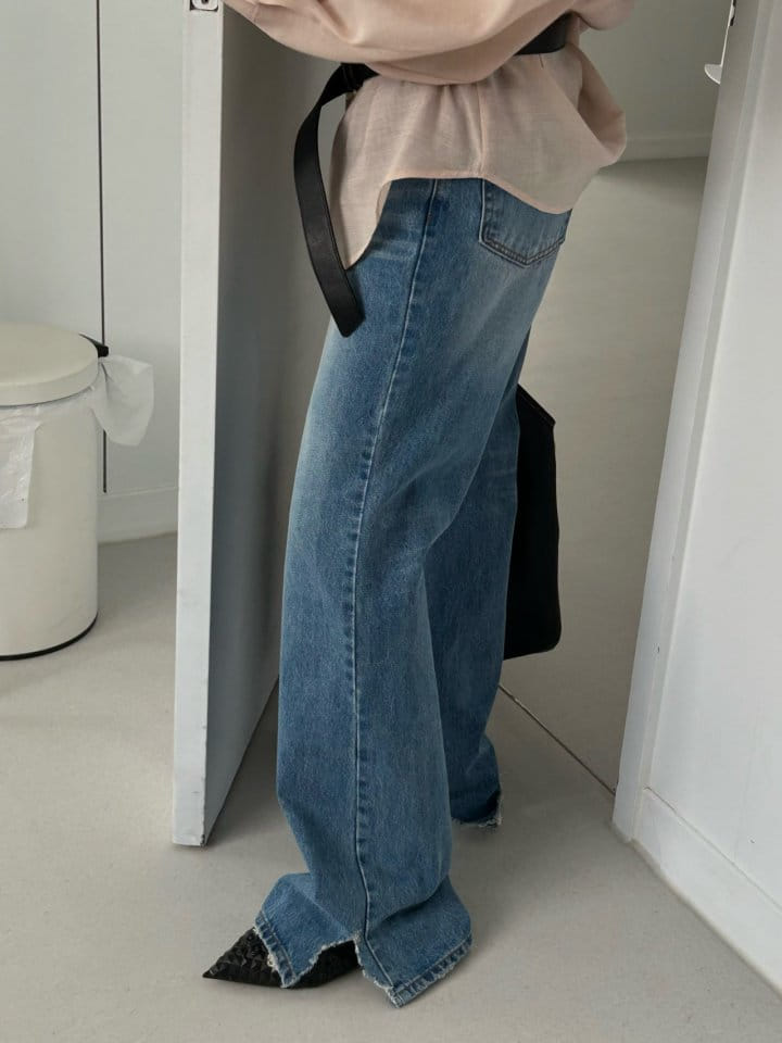 Made - Korean Women Fashion - #momslook - Second Dneim Pants - 3