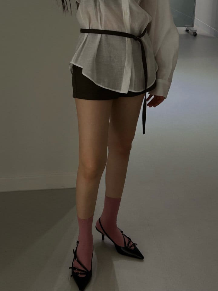 Made - Korean Women Fashion - #thatsdarling - Face Short Pants - 8