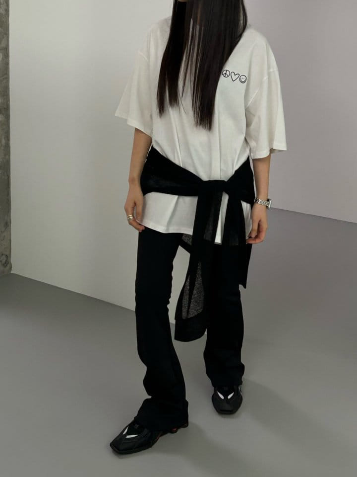 Made - Korean Women Fashion - #womensfashion - Smile Tee - 10