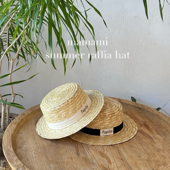 Mamami - Korean Children Fashion - #fashionkids - Raphia Hat - 2