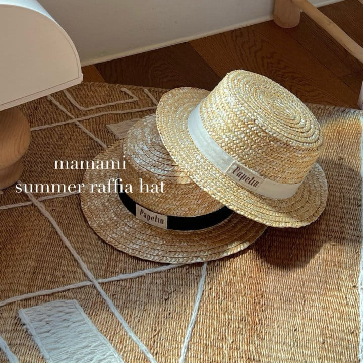 Mamami - Korean Children Fashion - #kidsshorts - Raphia Hat - 3