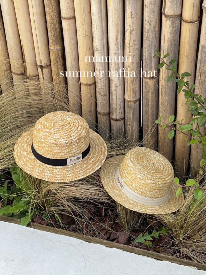 Mamami - Korean Children Fashion - #kidsshorts - Raphia Hat - 4