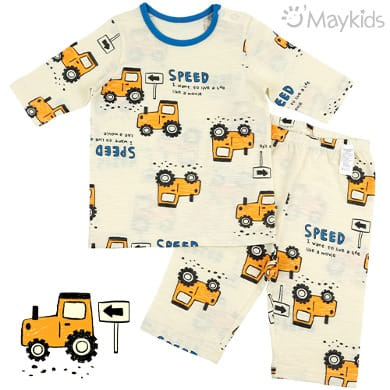Maykids - Korean Children Fashion - #Kfashion4kids - Bong Bong Tractor