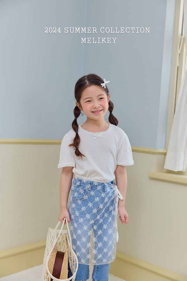 Melikey - Korean Children Fashion - #Kfashion4kids - Wrap Ribbon Skirt - 9