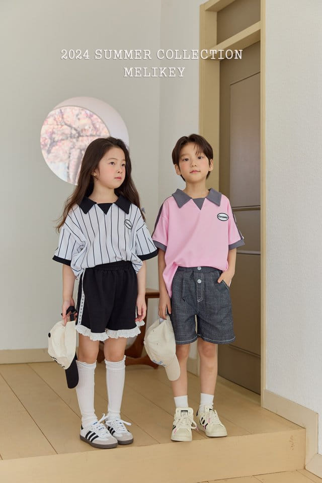 Melikey - Korean Children Fashion - #Kfashion4kids - 88 Collar Tee - 3