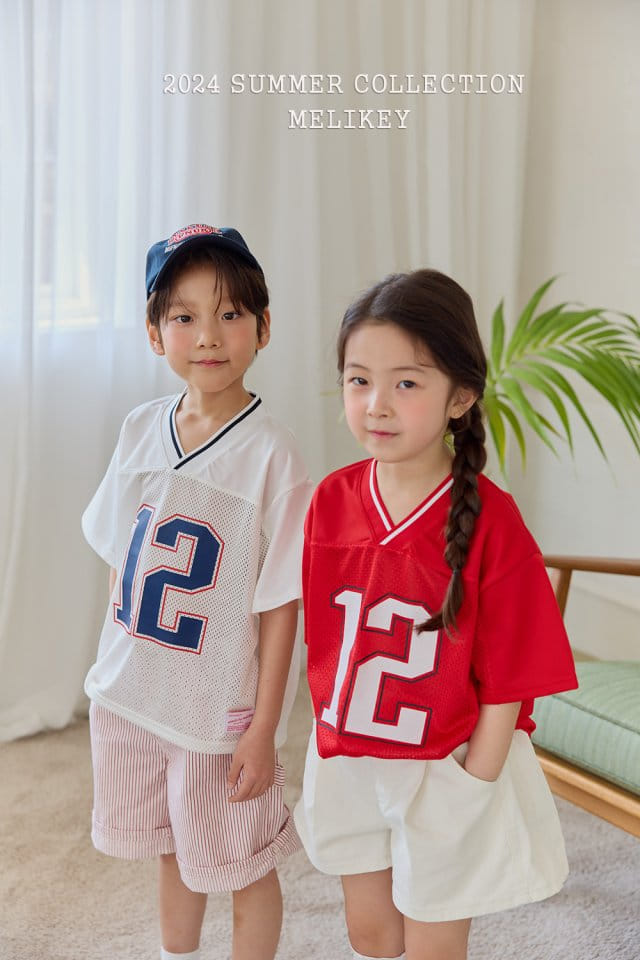 Melikey - Korean Children Fashion - #Kfashion4kids - 12 Mesh Short Sleeve Tee - 2