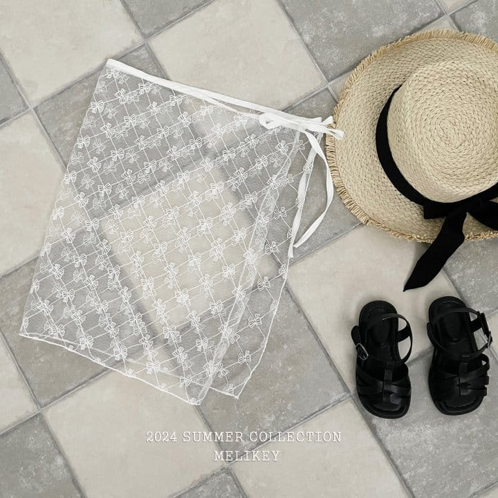 Melikey - Korean Children Fashion - #childofig - Wrap Ribbon Skirt