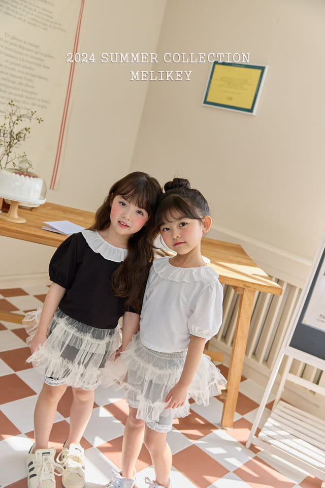 Melikey - Korean Children Fashion - #childofig - Rib Ivory Short Leggings - 11