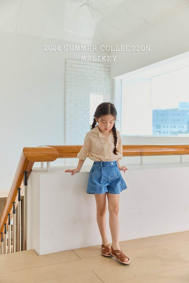 Melikey - Korean Children Fashion - #childofig - A Line Denim Shorts - 9