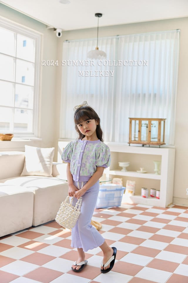 Melikey - Korean Children Fashion - #discoveringself - Flower Puff Cardigna - 3