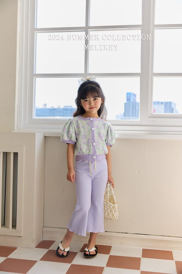Melikey - Korean Children Fashion - #discoveringself - Flower Puff Cardigna - 4