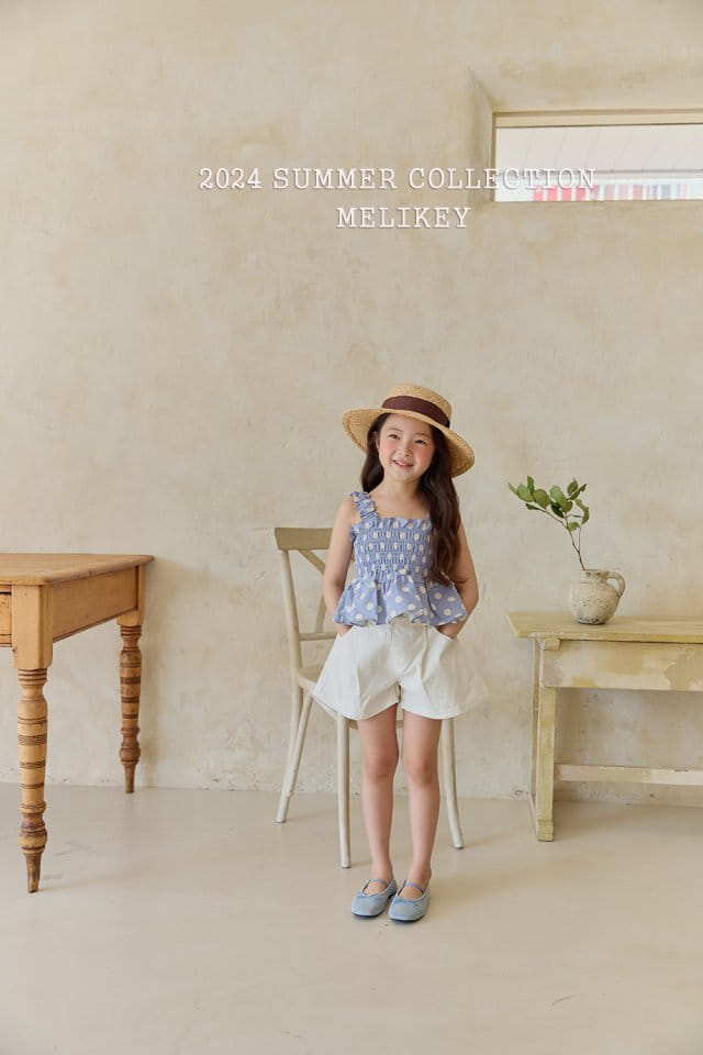 Melikey - Korean Children Fashion - #fashionkids - A Line Ivory Shorts