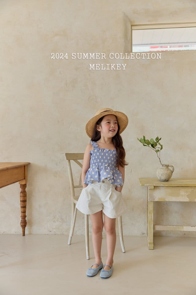 Melikey - Korean Children Fashion - #kidsstore - A Line Ivory Shorts - 3