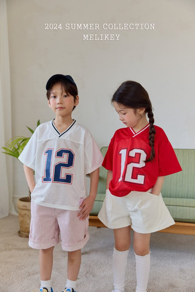 Melikey - Korean Children Fashion - #kidzfashiontrend - 12 Mesh Short Sleeve Tee
