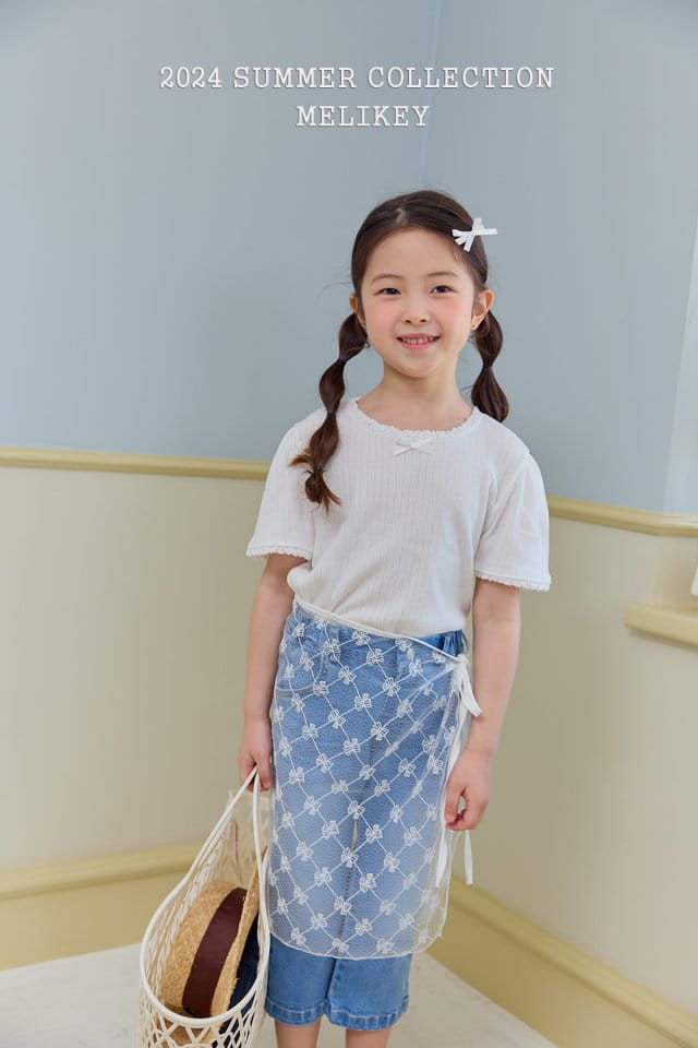 Melikey - Korean Children Fashion - #littlefashionista - Wrap Ribbon Skirt - 10