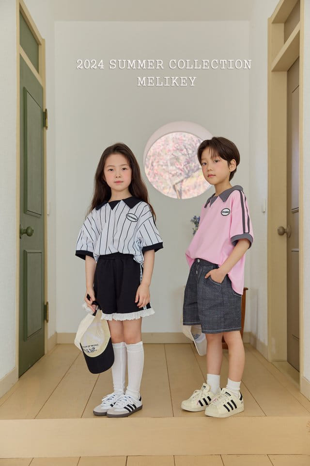 Melikey - Korean Children Fashion - #Kfashion4kids - 88 Collar Tee - 4