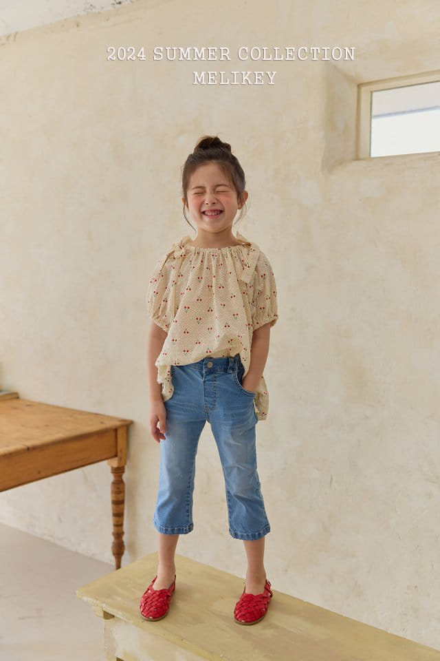 Melikey - Korean Children Fashion - #littlefashionista - Straight Cropped Shorts  - 2