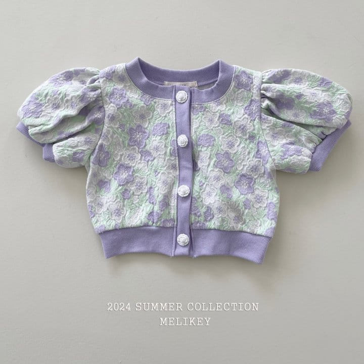 Melikey - Korean Children Fashion - #magicofchildhood - Flower Puff Cardigna - 10