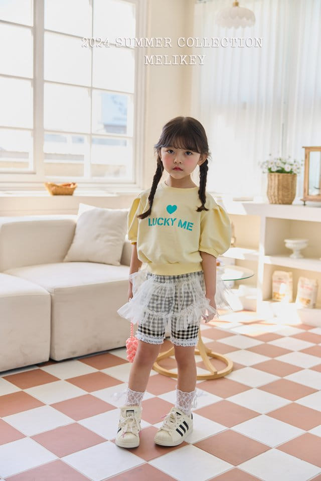 Melikey - Korean Children Fashion - #magicofchildhood - Check Short Leggings - 9