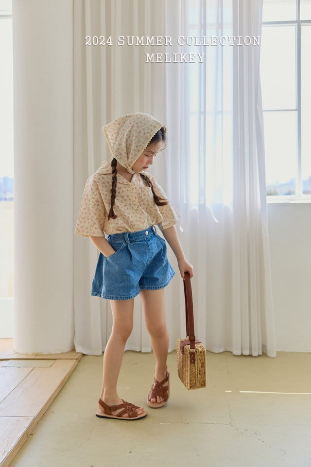 Melikey - Korean Children Fashion - #magicofchildhood - A Line Denim Shorts - 6