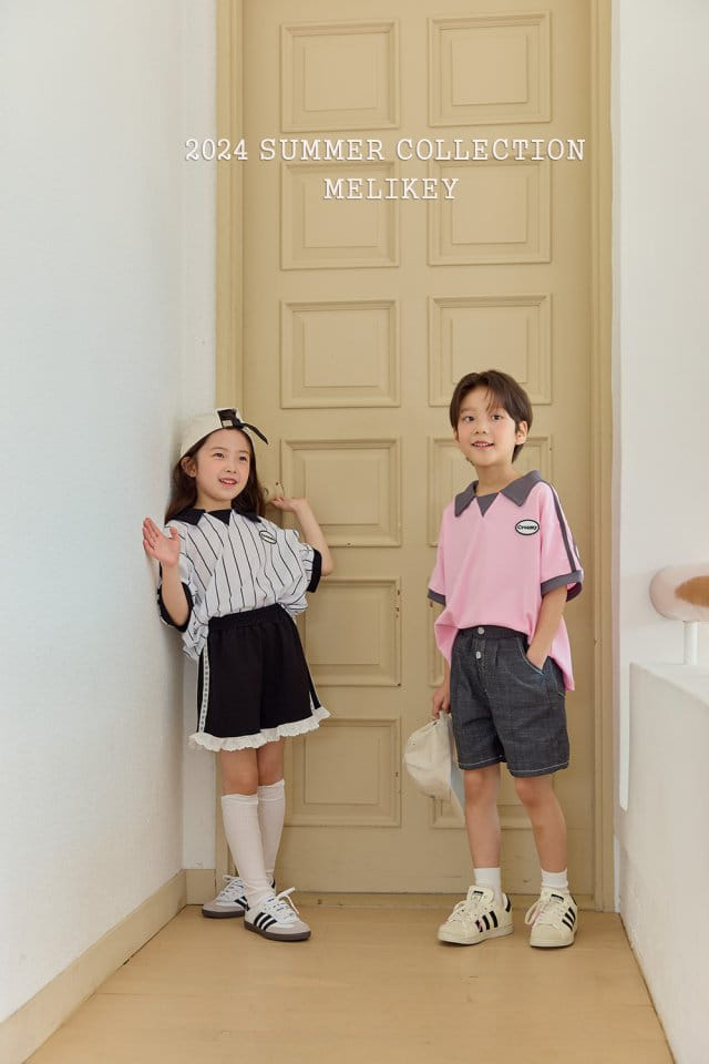 Melikey - Korean Children Fashion - #magicofchildhood - 88 Collar Tee - 5