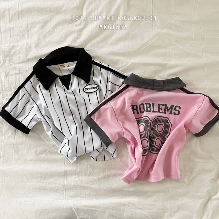 Melikey - Korean Children Fashion - #minifashionista - 88 Collar Tee - 6