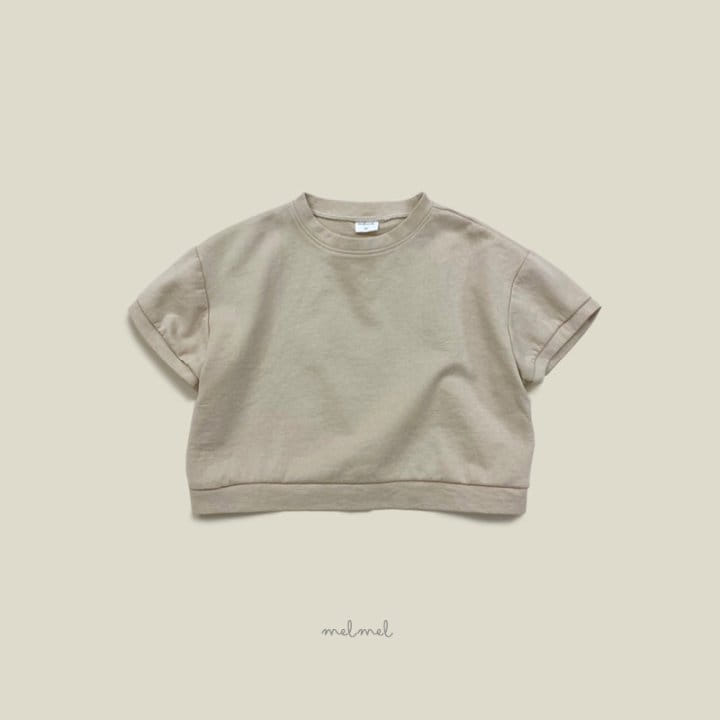 Melmel - Korean Children Fashion - #childofig - Short Sleeve Sweatshirt - 6
