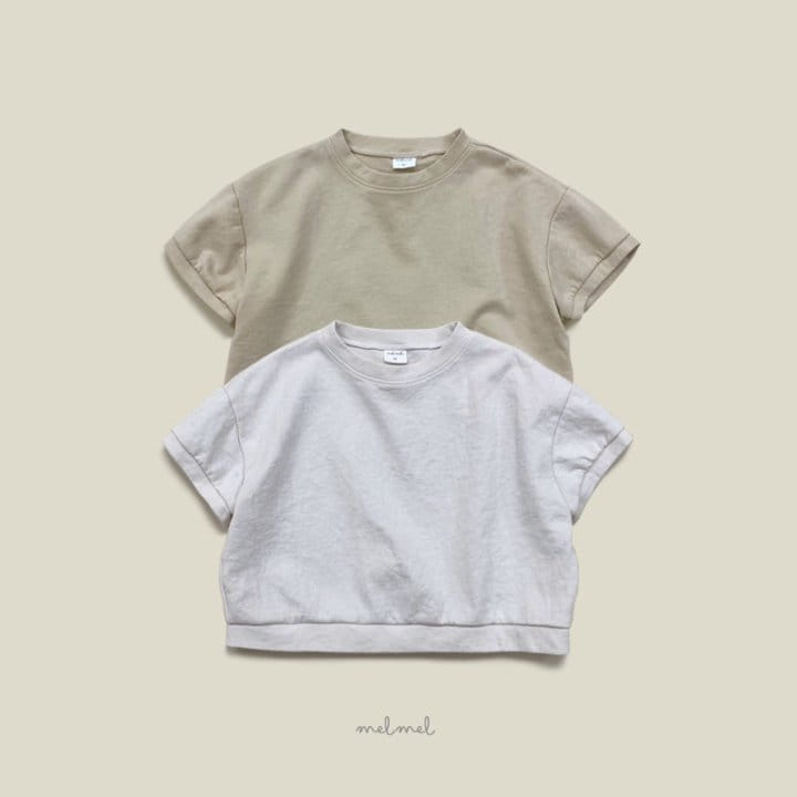 Melmel - Korean Children Fashion - #minifashionista - Short Sleeve Sweatshirt