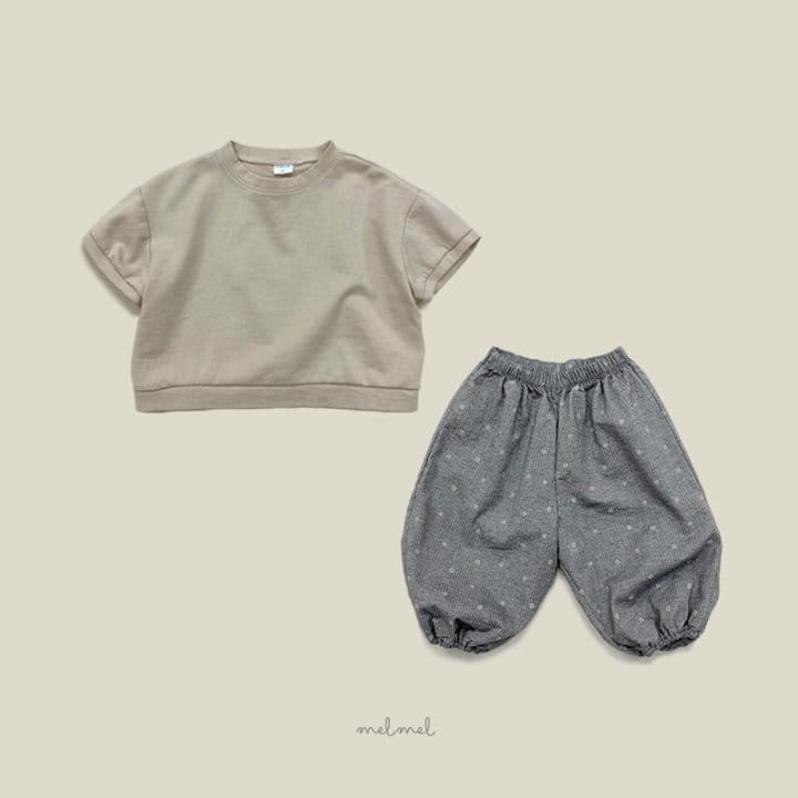 Melmel - Korean Children Fashion - #todddlerfashion - Short Sleeve Sweatshirt - 3