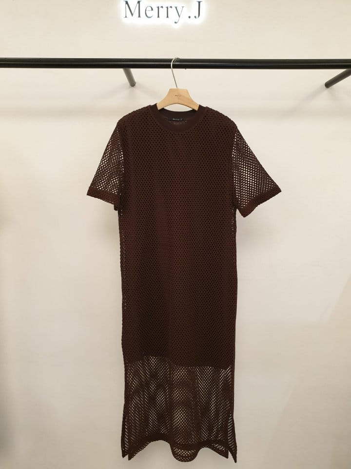 Merry J - Korean Women Fashion - #momslook - Net One-Piece - 3