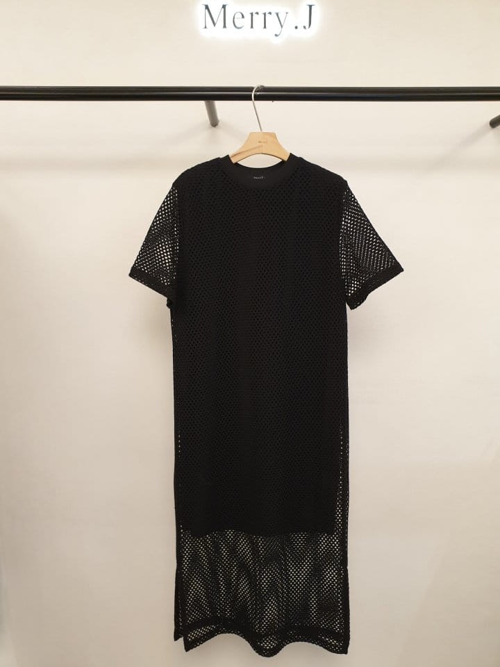 Merry J - Korean Women Fashion - #momslook - Net One-Piece - 4
