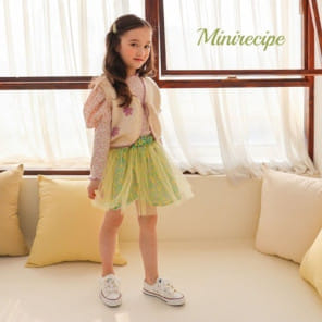 Mini Recipe - Korean Children Fashion - #kidzfashiontrend - Sha Flower Skirt