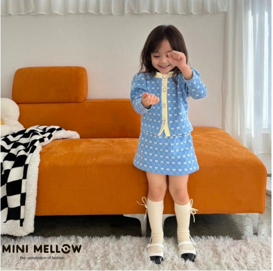 Mini-mellow - Korean Children Fashion - #childofig - Ribbon Jacquard Skirt