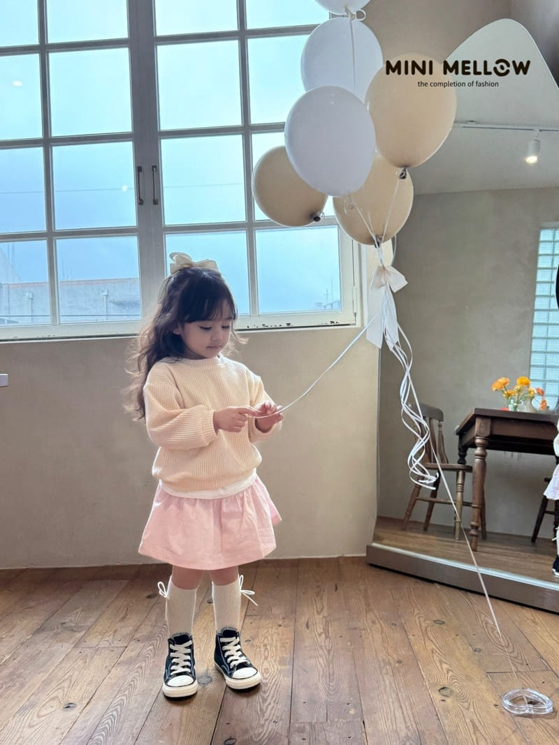 Mini-mellow - Korean Children Fashion - #designkidswear - Waffle Basic Sweatshirt