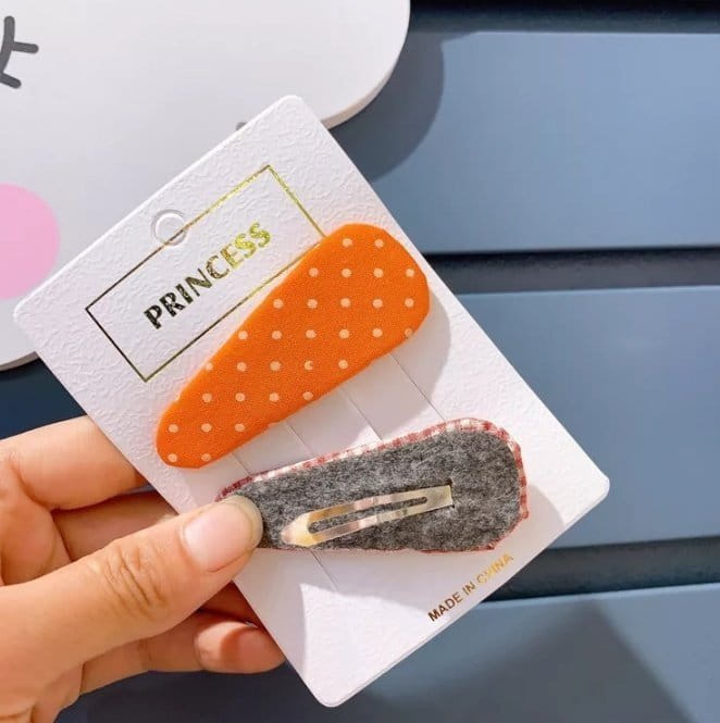 Miso - Korean Children Fashion - #Kfashion4kids - Small Check Dot Ticking Pin - 9