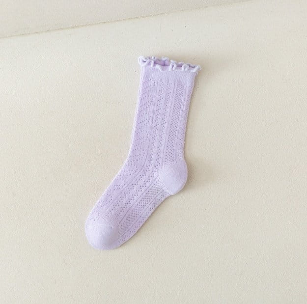 Miso - Korean Children Fashion - #childofig - Punching Frill Socks - 9