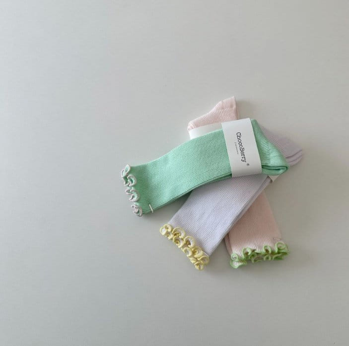 Miso - Korean Children Fashion - #childrensboutique - Shu Frill Banjang Socks - 9