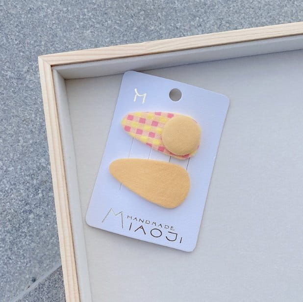 Miso - Korean Children Fashion - #childrensboutique - One Point Ticking Pin Set - 6
