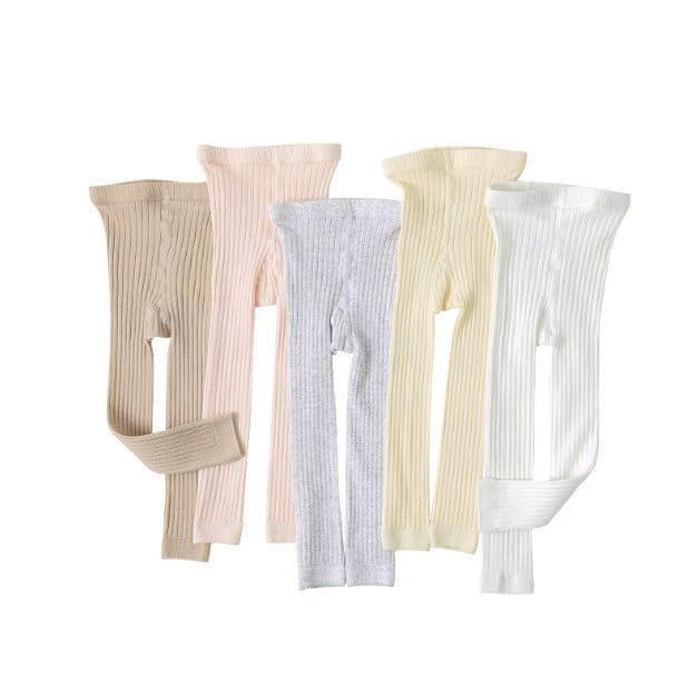 Miso - Korean Children Fashion - #designkidswear - No Foot Rib Leggings 