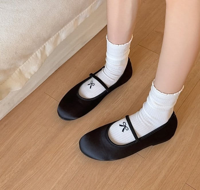 Miso - Korean Children Fashion - #fashionkids - Adult Instep Ribbon Socks  - 5