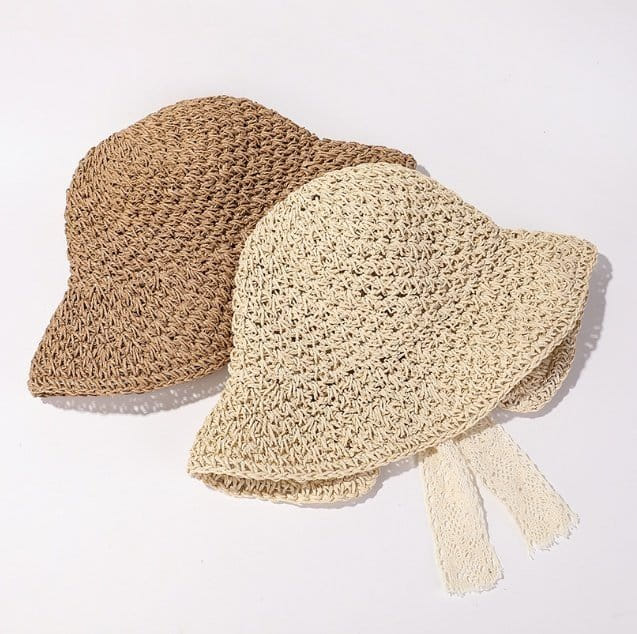Miso - Korean Children Fashion - #fashionkids - Adult Back Lace Benny Hat - 4