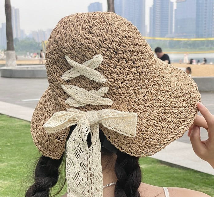 Miso - Korean Children Fashion - #kidzfashiontrend - Adult Back Lace Benny Hat - 6
