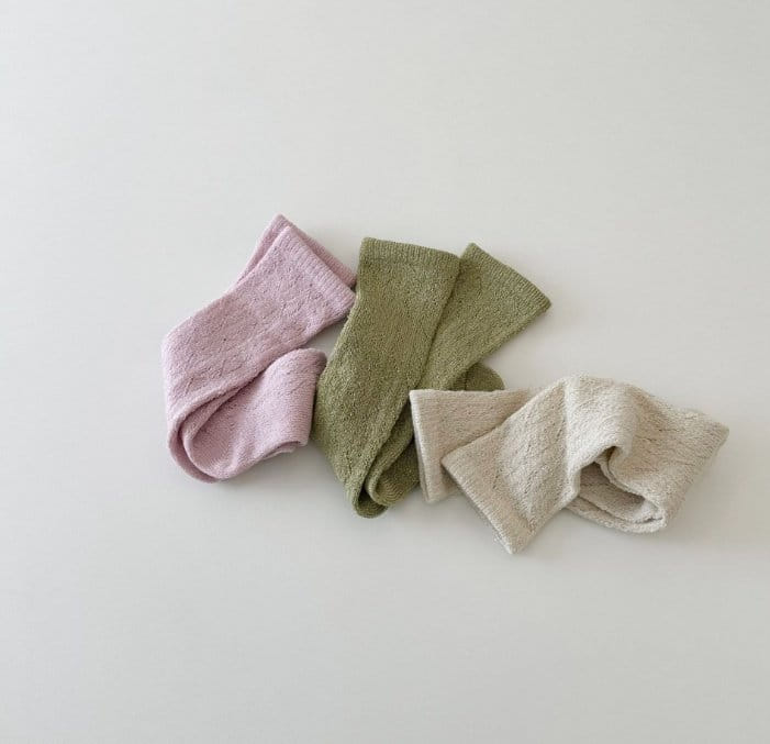 Miso - Korean Children Fashion - #littlefashionista - Clerc Banjang Socks - 6