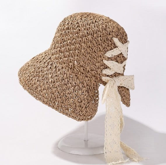 Miso - Korean Children Fashion - #littlefashionista - Adult Back Lace Benny Hat - 8