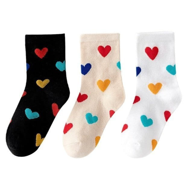 Miso - Korean Children Fashion - #magicofchildhood - Love Love Socks Set - 2