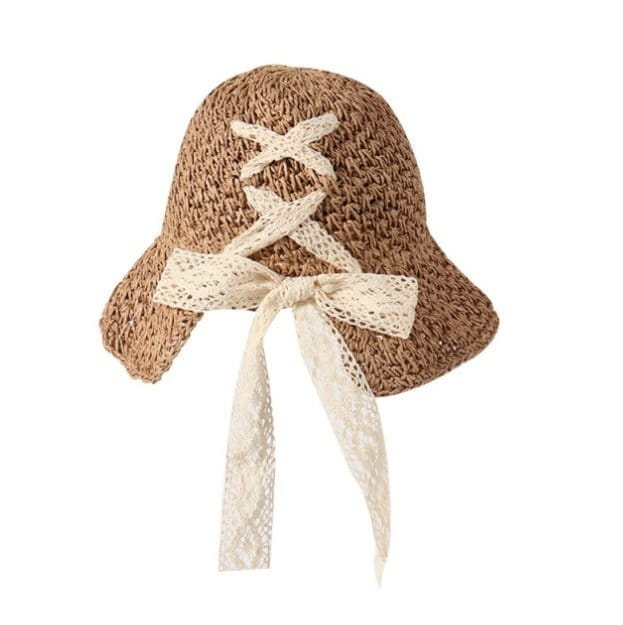 Miso - Korean Children Fashion - #magicofchildhood - Adult Back Lace Benny Hat - 9