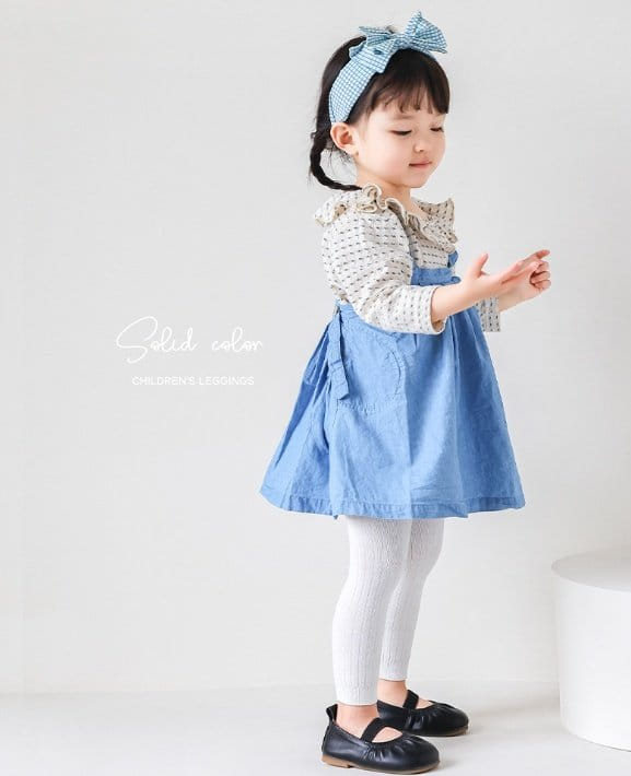 Miso - Korean Children Fashion - #prettylittlegirls - No Foot Rib Leggings  - 11