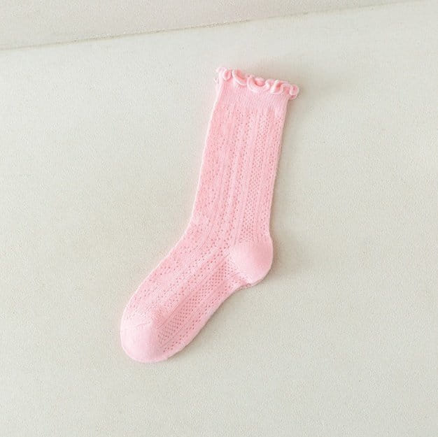 Miso - Korean Children Fashion - #stylishchildhood - Punching Frill Socks - 8