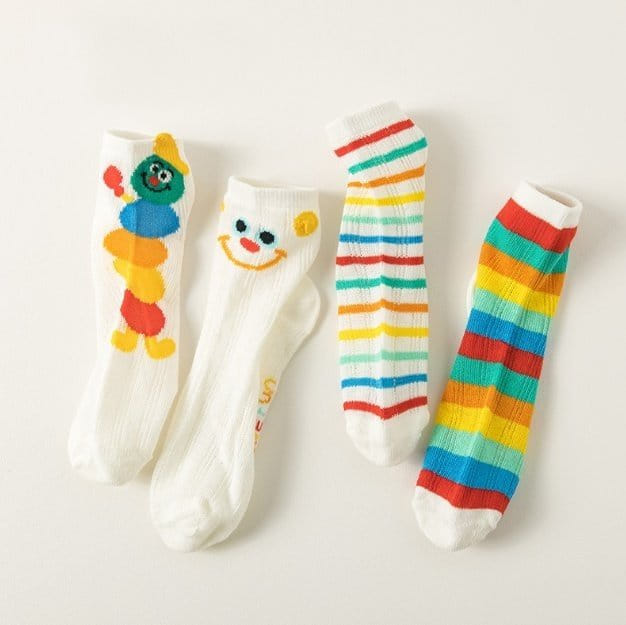 Miso - Korean Children Fashion - #todddlerfashion - Pierrot Socks Set