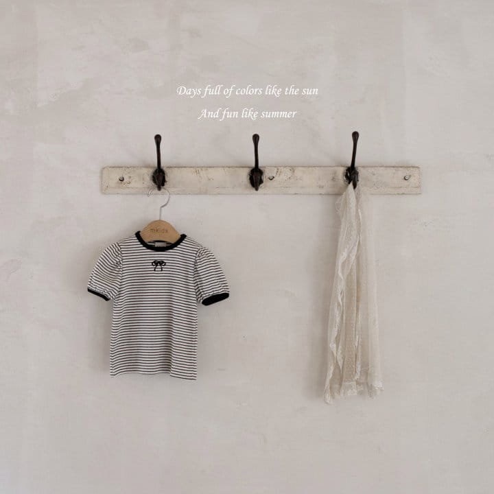 Mkids - Korean Baby Fashion - #babyclothing - Ribbon Puff Tee - 8